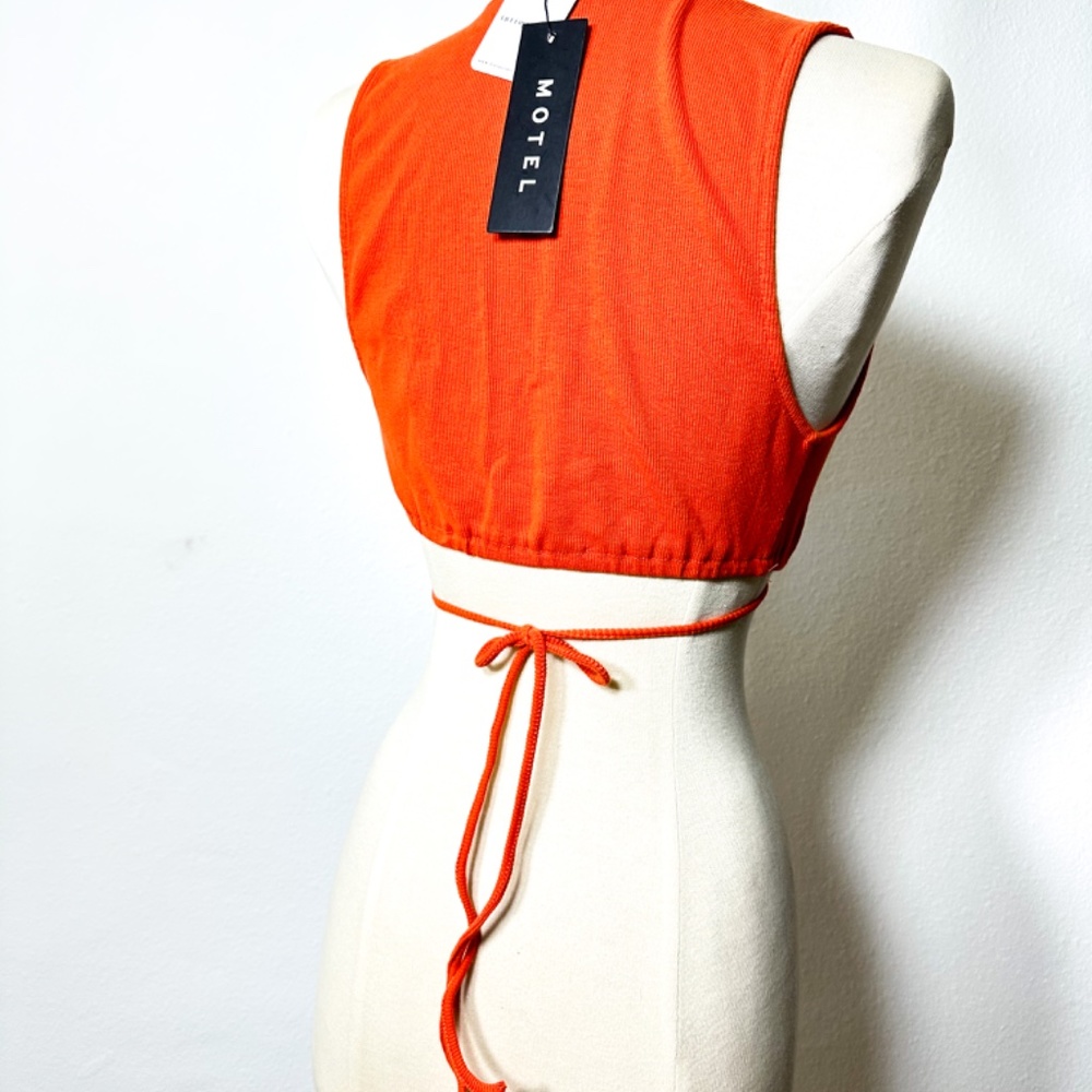 Free People /Motel Yunda Top NWT in tangerine size medium - Picture 4 of 6
